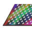 Tapis rose/vert/rouge tissé à la machine-1260225357