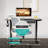 Kesgrave Adjustable Metal Base Standing Desk-440365933