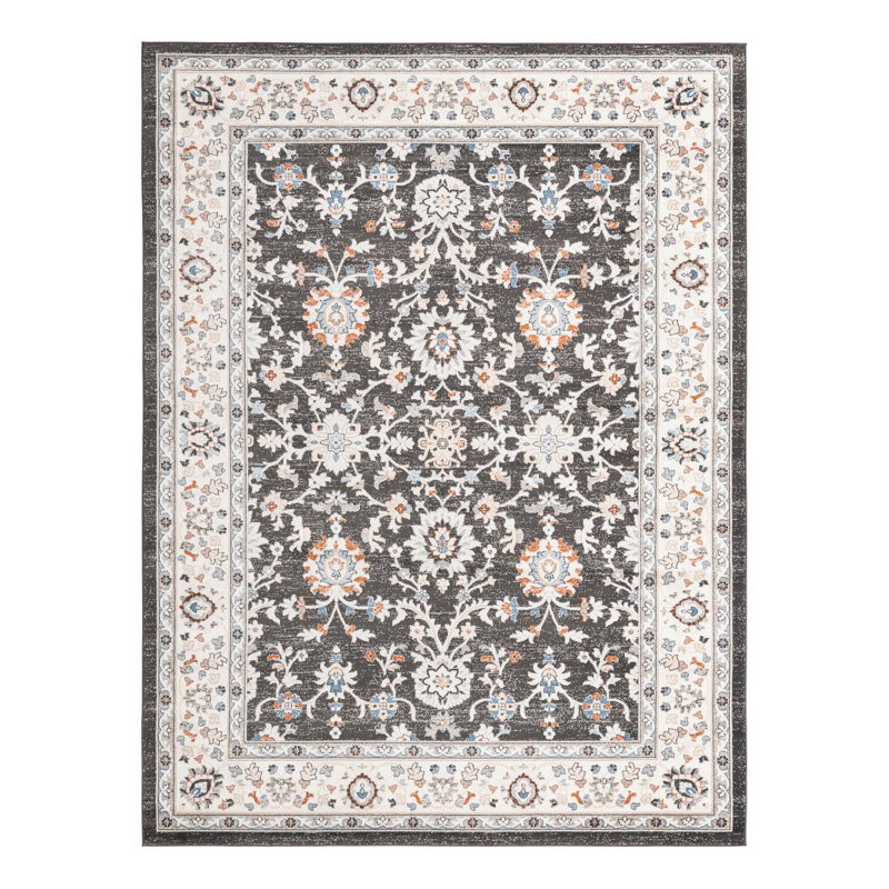 Arends Floral Indoor Rug, Rectangle 9' x 12'
