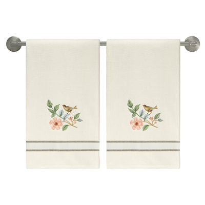 Avanti Pretty Birds 2-Pack Bath Towel Set