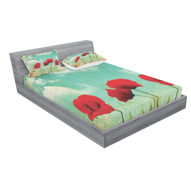 Microfiber Sheet Set, Full Sheet Set with Fitted Sheet