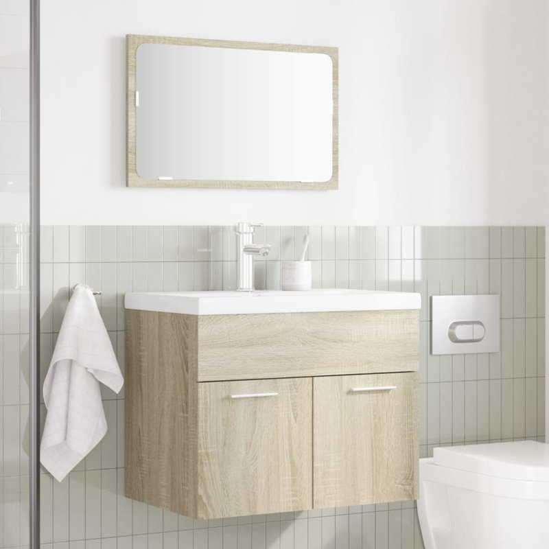 Sayeh Bathroom Furniture Suite, Sonoma Oak