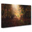 Sunlight Through The Trees - Wrapped Canvas-55318855