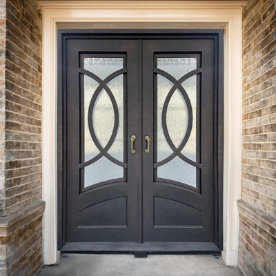 Eclipse Wrought Iron Door