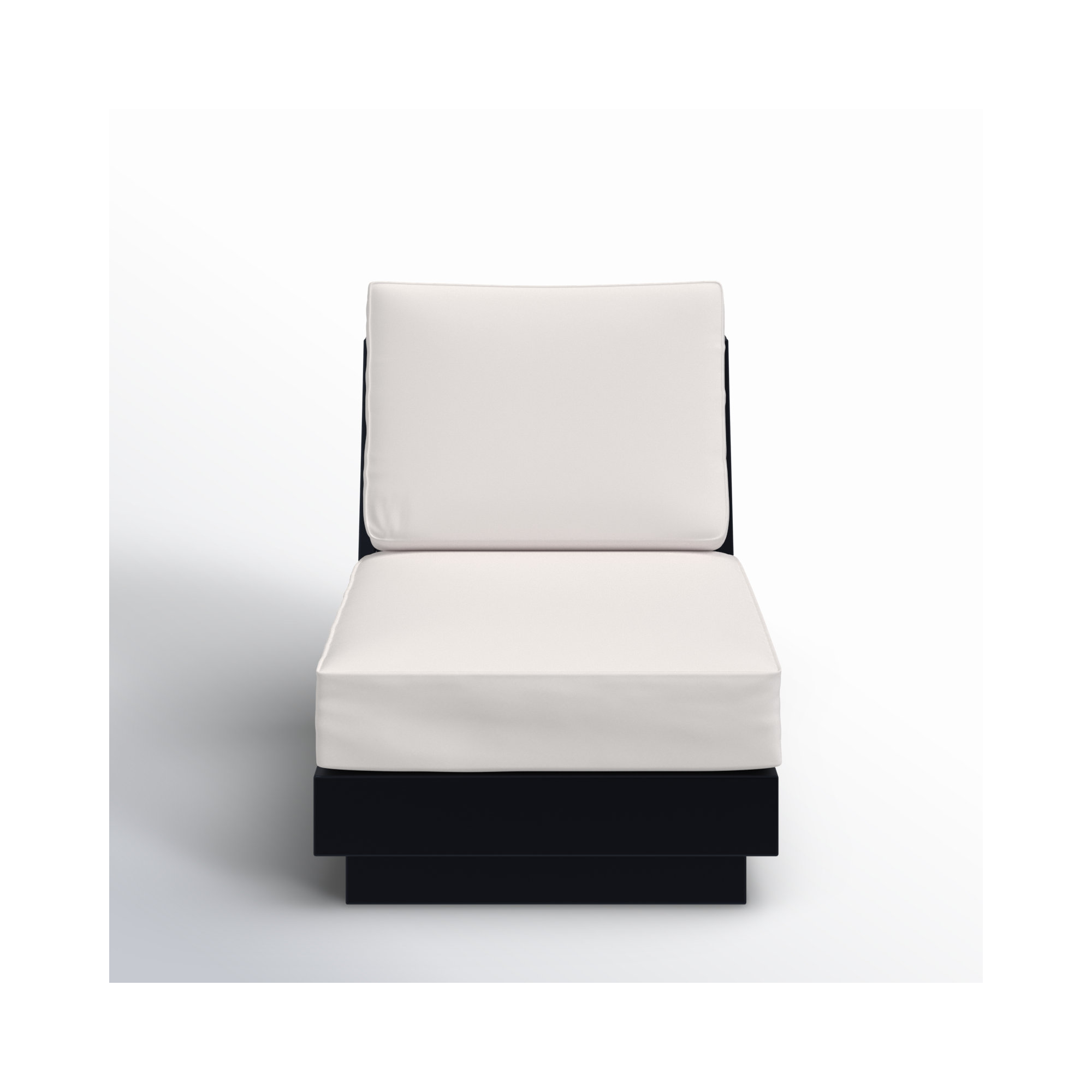 Lucca Metal Outdoor Lounge Chair with Sunbrella Cushions