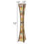 Quintan 72'' Black Column Floor Lamp-704109280