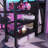 Kise Full Loft Bed With Wardrobe And LED Light, Full Size Loft Bed With L Shaped Desk And USB For Kids Teens Adults, Black(Old SKU W2593S00008,Expect Arrival Date 2026/2/25)-1248121821-1248121822