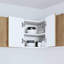 Vidaxl Kitchen Wall Cabinet Old Wood 57 X 57 X 40 Cm Engineered Wood-121217294