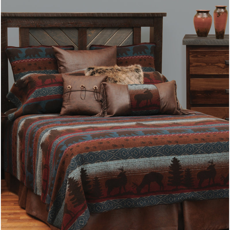 Wooded River Deer Meadow II - Bedspread - Twin - 67x87, Twin Bedspread