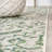 Truman Bohemian Medallion Textured Weave Green/Cream Indoor/Outdoor Rug-618912147
