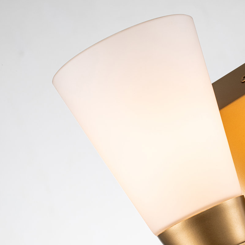 Lemuria Bath Sconce, Laquered Gold