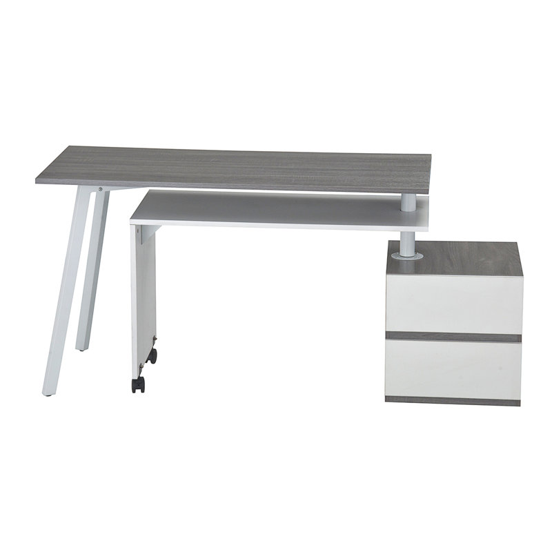 Office Desk, L Shaped Desk, Computer Desk ,Writing Desk ,Wood Desk, Modern Desk,Grey