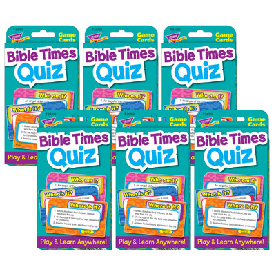Trend Bible Times Quiz Challenge Cards