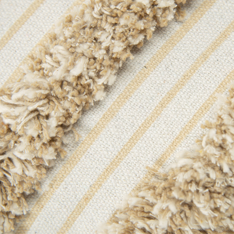Housse et insert de coussin carré en coton