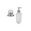Hampstead Frosted Glass Refillable Soap Dispenser
