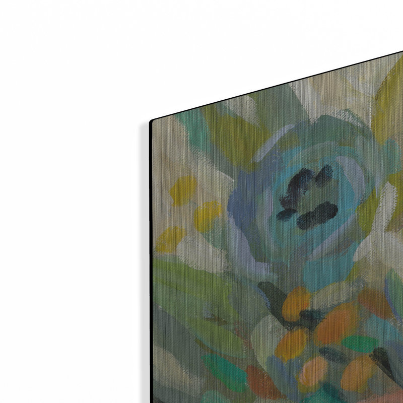 "Vivid Coral Floral III" par Silvia Vassileva, H 36 po x l 36 po