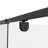 Pivot Swing Glass Shower Door, 44-48 In. W X 71 In. H, 1/4 Inch Clear Tempered Glass, Matte Black Finish, Reversible Installation | Gift Idea-124319182