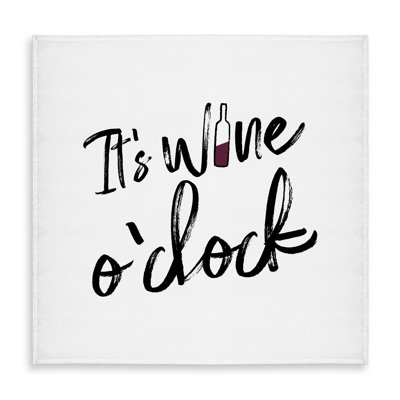 It's Wine O'Clock II Tablecloth | Indoor/Outdoor Home Decor