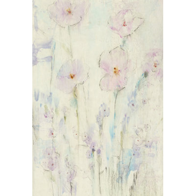 Lilac Floral I - Wrapped Canvas Painting