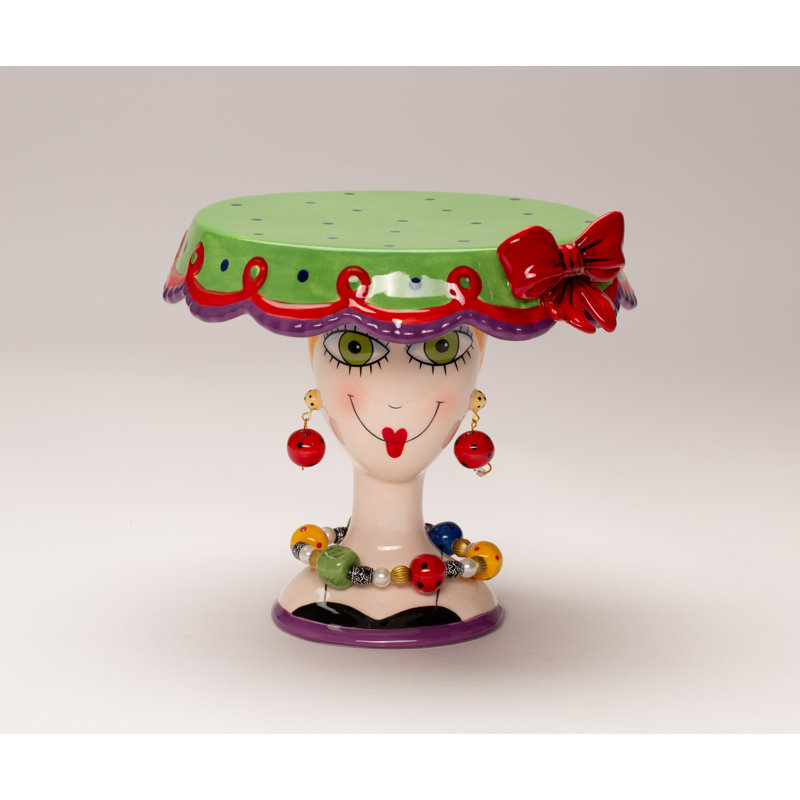 Sugar High Social Small Lady Cake Stand- 7 1/2"D