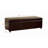 Carvalho Genuine Leather Upholstered Storage Bench