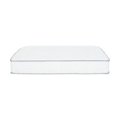 Grand matelas 9 po Avec système de ressorts ensachés, couche de mousse, faible transfert de mouvement, bord à support, ressorts faciles à installer, couche pour le soulagement, base haute densité, installation compressée et roulée, style moderne