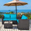 Margriete 4 - Person Patio Conversation Set with Cushions-1972122438