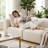 4-Piece Deep Seat Chenille Modular Sectional Sofa-1261321701
