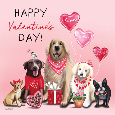 Puppy Love Happy Valentines Day II