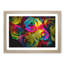 Multi-Coloured Rainbow Roses - Picture Frame Graphic Art Print-56861124-56861123