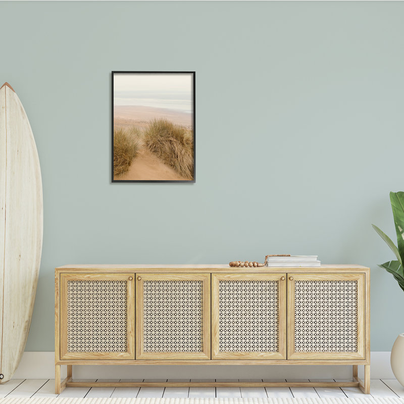 Sun Bleached Beach Coast Tall Grass Sand Dunes par Ian Winistanley - photographie, H 30 po x l 24 po