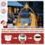 Crèche de Noël lumineuse 5 pi Gutierrez-728339232