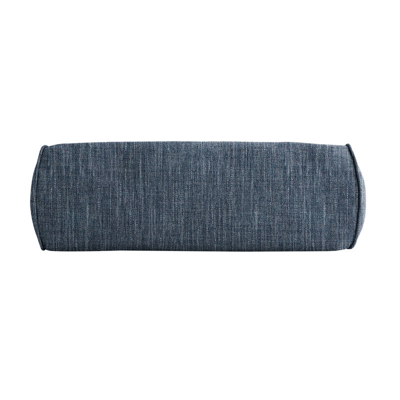 Outdoor Reversible Throw Pillow, Modern Blue, 6" H x 16" W