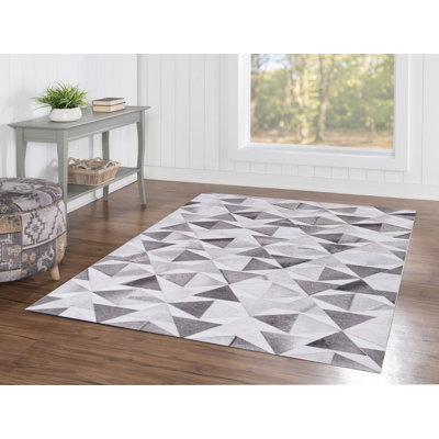 Tapis gris / noir Jameown