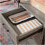 Bureau en L, finition brune