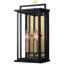Droagh 2 - Light 15.3'' H Glass Outdoor Wall Lantern with Dusk to Dawn