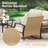 Outdoor Patio Furniture With Rocking Chair And Coffee Table-43971411