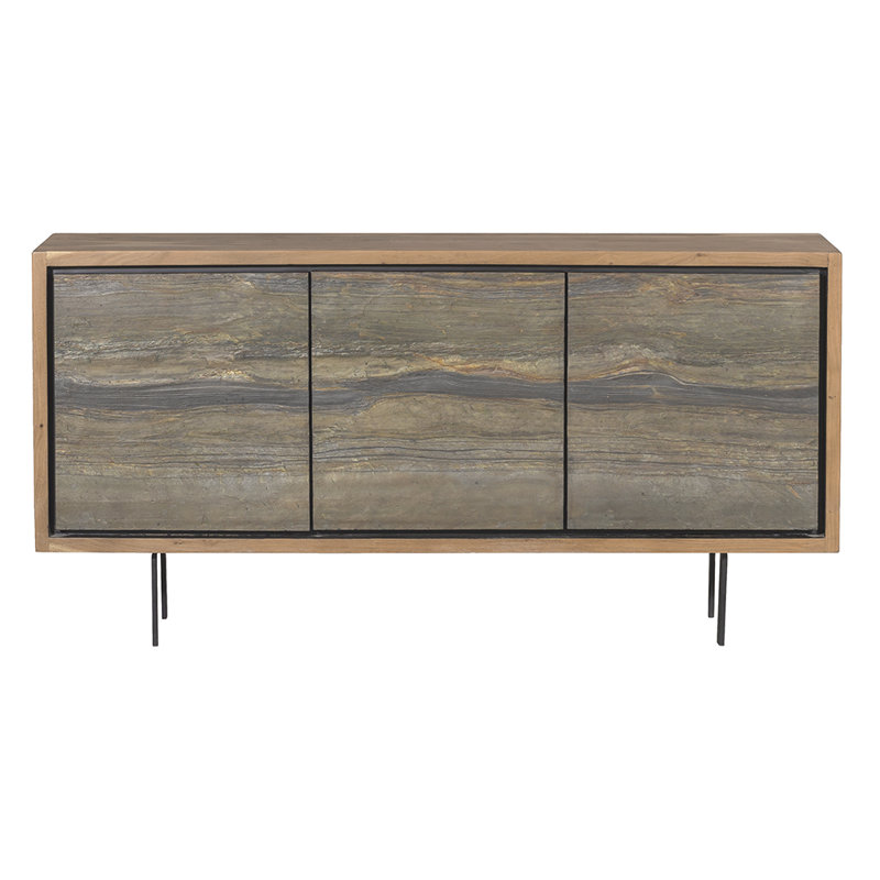 Sundries 60" Wide Acacia Solid Wood Credenza