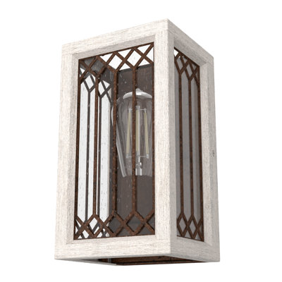 1 - Light Dimmable Flush Mounted Sconce