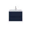 Ensemble de meuble-lavabo mural simple 30 po Salt [20D]-57281381
