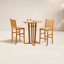 Chanson Teak Patio Bar Stool