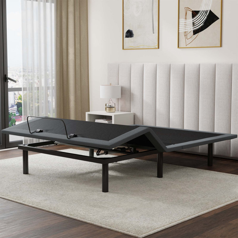 Queen Adjustable Bed Base With Head And Foot Position Adjustments, Queen