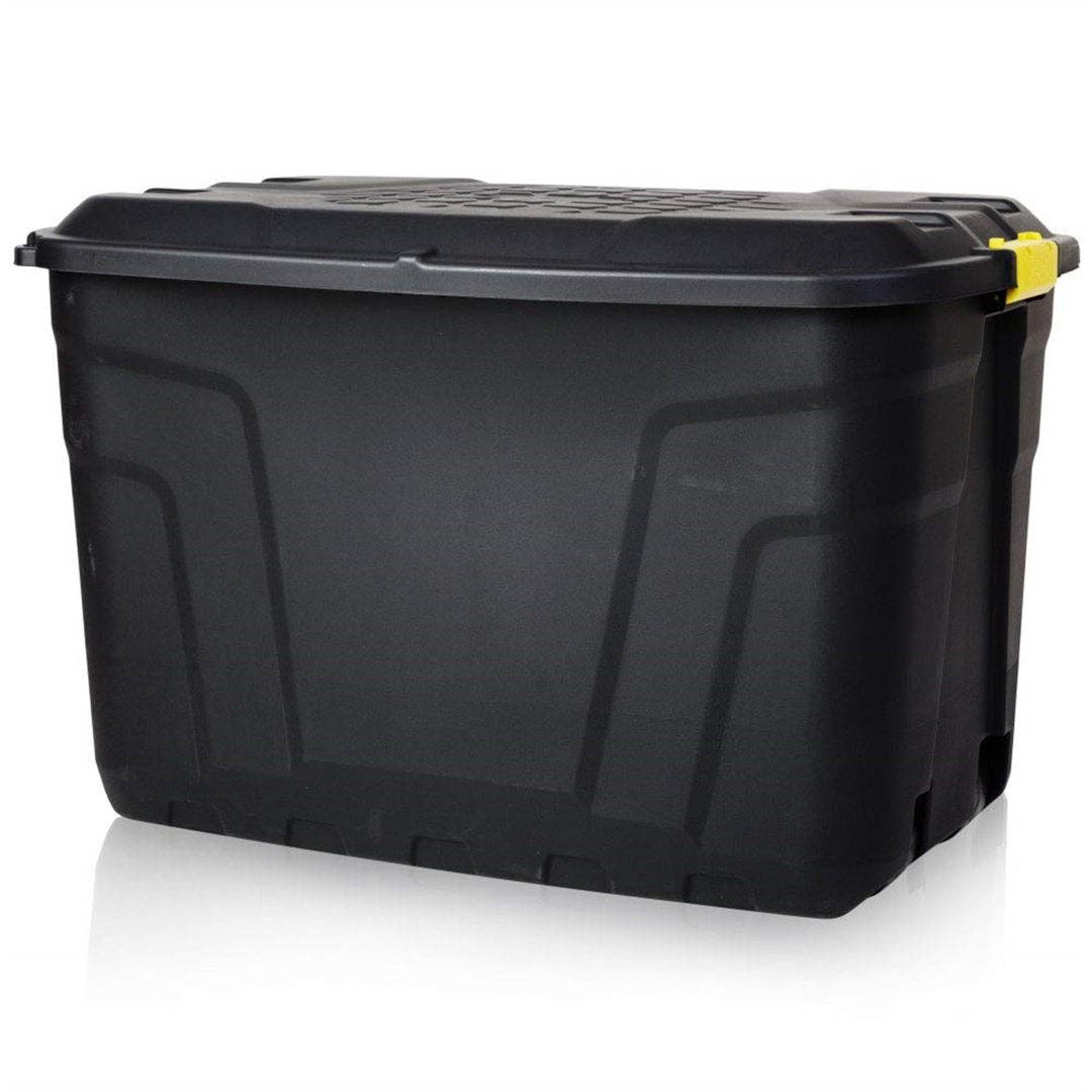 Dakota Fields Busra 100cm W 41L Plastic Lockable Deck Box with Wheels