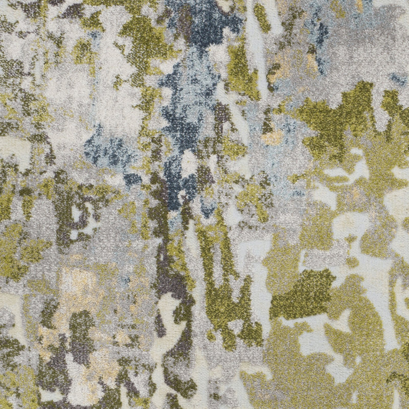 Beaudin Abstract Indoor Rug, Rectangle 2' x 3'
