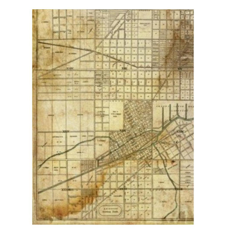 Chicago City Grid III Print by Zoey Riley, Outdoor, 32" H x 24" W