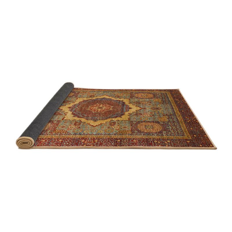 Abstract Indoor Rug, Round 7'