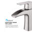 Robinet de salle de bains monotrou avec ensemble de drainage-91060603