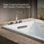 Underscore Heated Bubblemassage Air Bath with Whirlpool Reversible Drain-1067068791