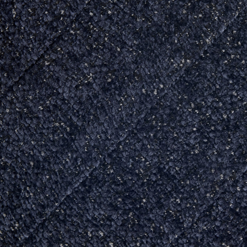 Repose-pieds rond 26,5 po Chenille, Navy