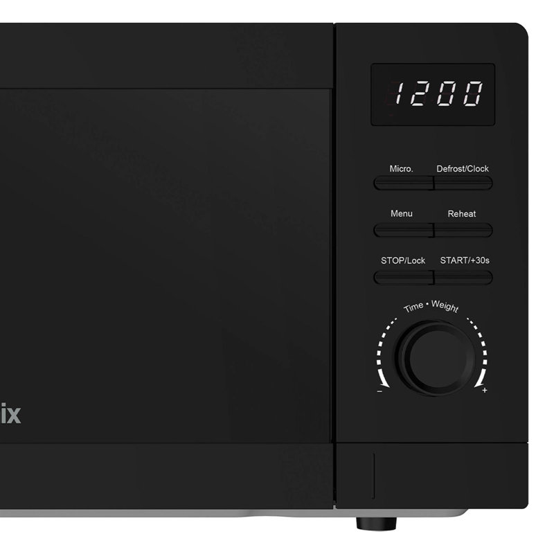 Igenix 20L 800W Digital Microwave Black, Black